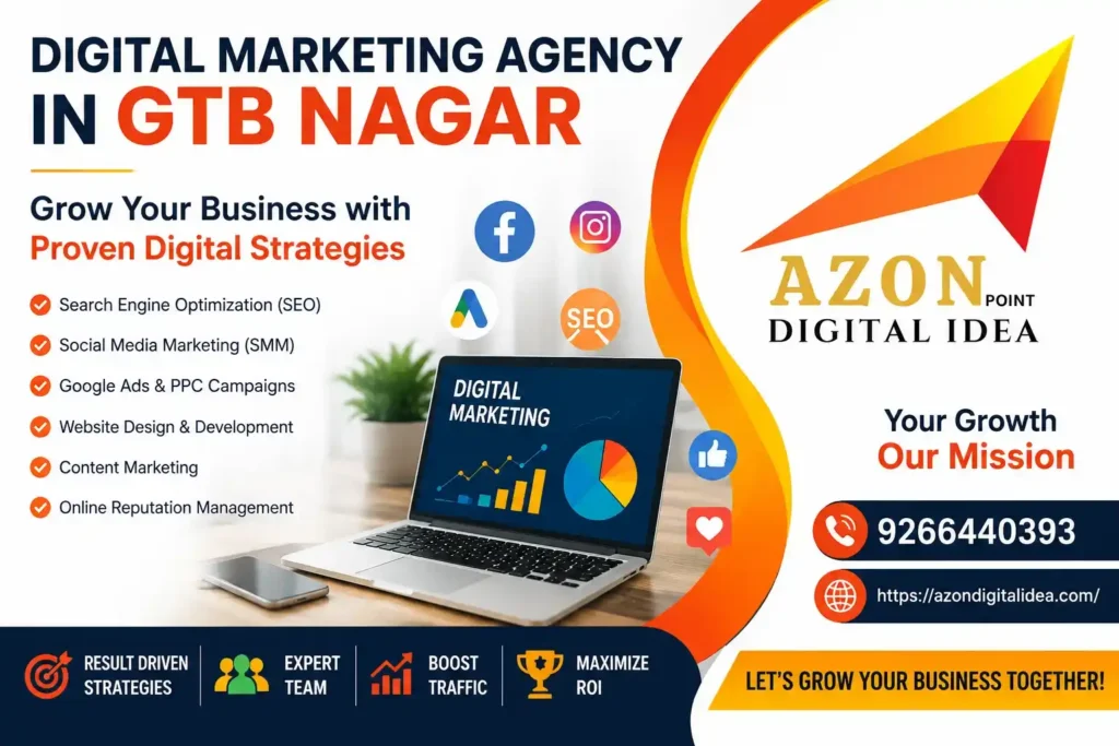 Digital Marketing Agency In GTB Nagar