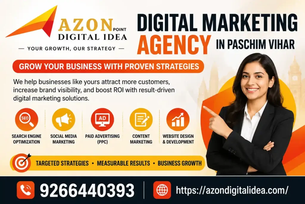 Digital Marketing Agency In Paschim Vihar