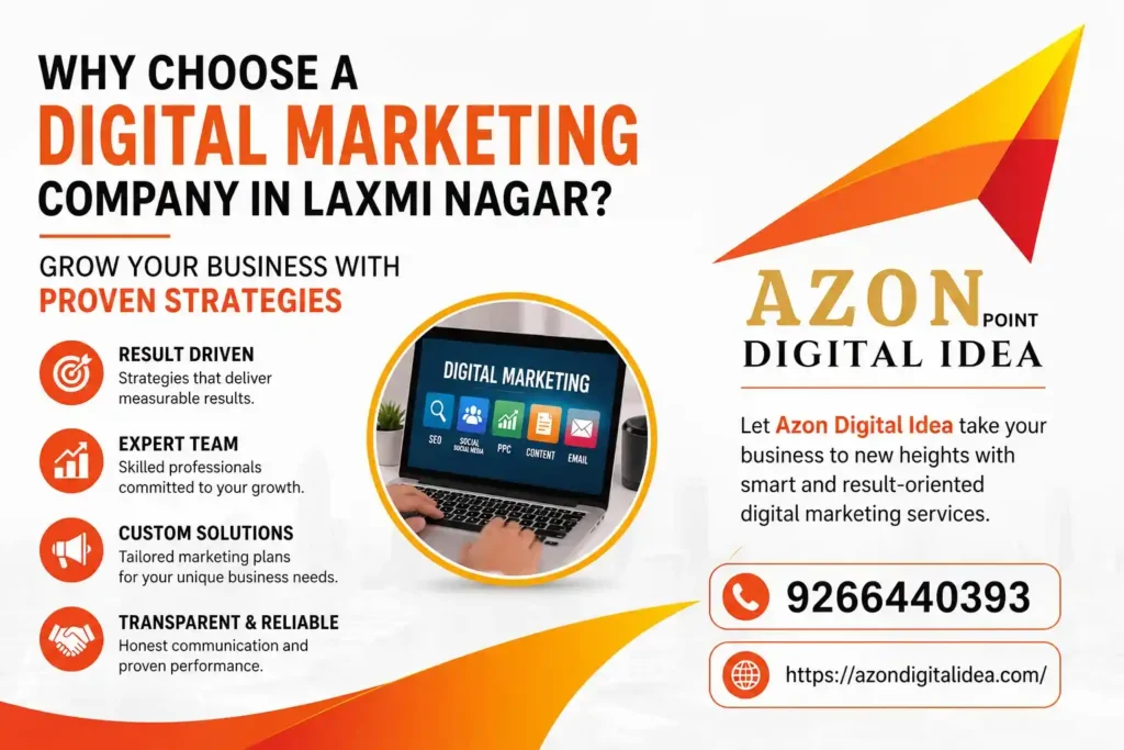 Digital Marketing Comapny In Laxmi Nagar